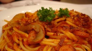 Как приготовить спагетти по-гречески